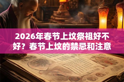 2026年春节上坟祭祖好不好？春节上坟的禁忌和注意事项