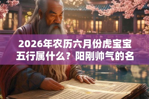 2026年农历六月份虎宝宝五行属什么？阳刚帅气的名字