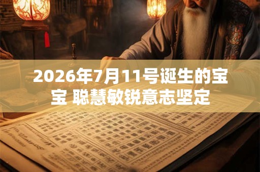 2026年7月11号诞生的宝宝 聪慧敏锐意志坚定