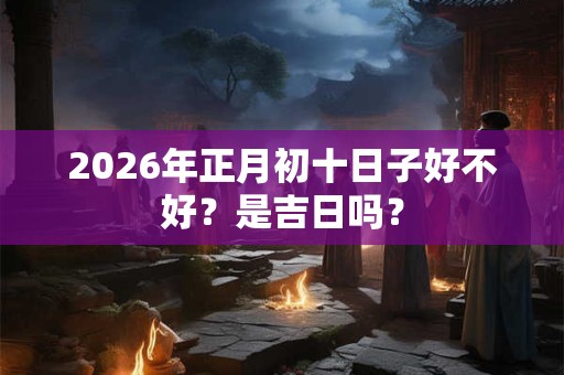 2026年正月初十日子好不好？是吉日吗？