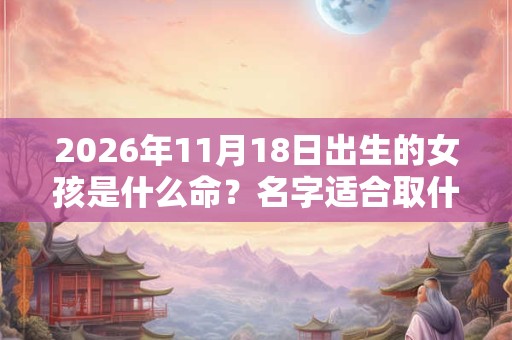 2026年11月18日出生的女孩是什么命？名字适合取什么？