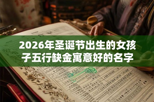 2026年圣诞节出生的女孩子五行缺金寓意好的名字