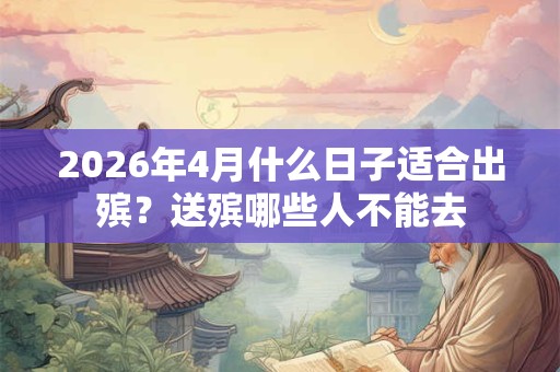 2026年4月什么日子适合出殡?送殡哪些人不能去 2026年4月什么日子适合出殡?送殡哪些人不能去