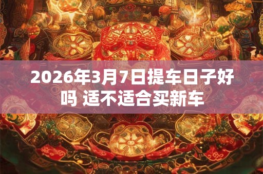 2026年3月7日提车日子好吗 适不适合买新车