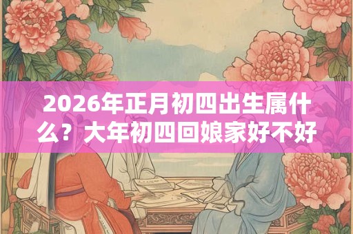 2026年正月初四出生属什么？大年初四回娘家好不好？