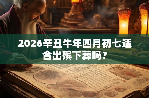 2026辛丑牛年四月初七适合出殡下葬吗？
