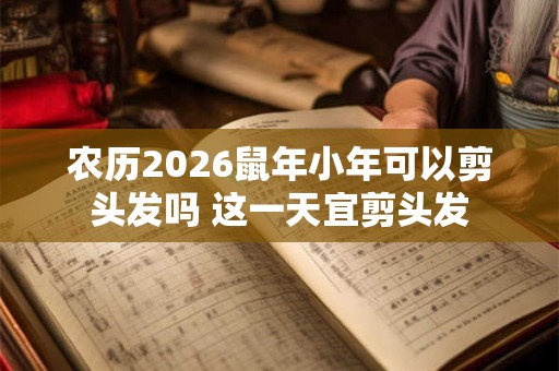 农历2026鼠年小年可以剪头发吗 这一天宜剪头发