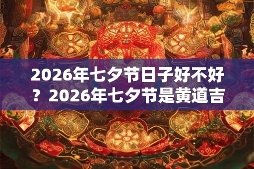 2026年七夕节日子好不好？2026年七夕节是黄道吉日吗？