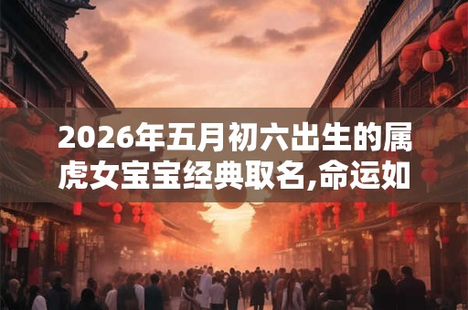 2026年五月初六出生的属虎女宝宝经典取名,命运如何