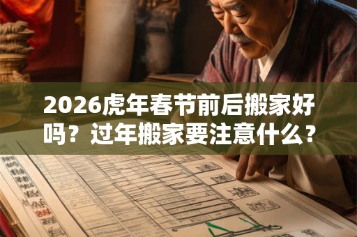 2026虎年春节前后搬家好吗?过年搬家要注意什么? 2026虎年春节前后搬家好吗?过年搬家要注意什么?