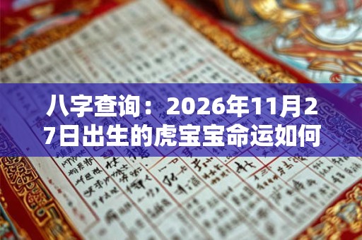八字查询：2026年11月27日出生的虎宝宝命运如何 五行缺什么