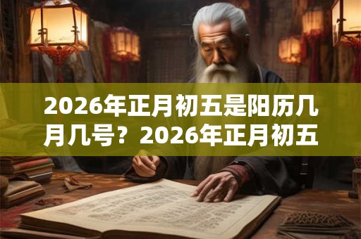 2026年正月初五是阳历几月几号？2026年正月初五黄历查询