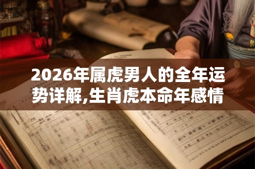 2026年属虎男人的全年运势详解,生肖虎本命年感情运程