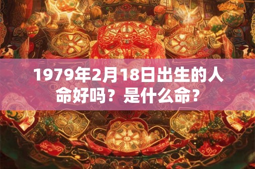 1979年2月18日出生的人命好吗？是什么命？