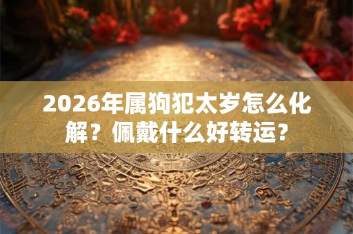 2026年属狗犯太岁怎么化解？佩戴什么好转运？