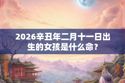 2026辛丑年二月十一日出生的女孩是什么命？