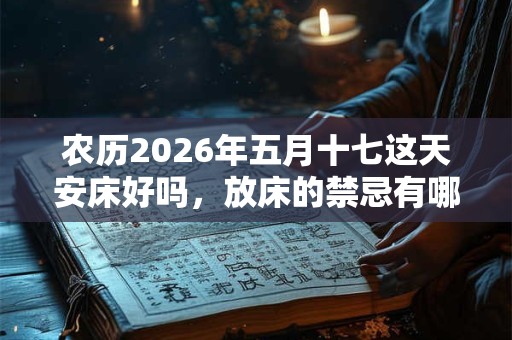 农历2026年五月十七这天安床好吗，放床的禁忌有哪些？