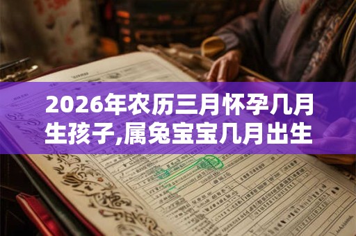 2026年农历三月怀孕几月生孩子,属兔宝宝几月出生最好? 2026年农历三月怀孕几月生孩子,属兔宝宝几月出生最好?