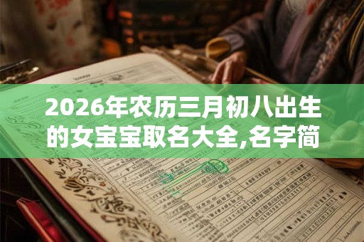 2026年农历三月初八出生的女宝宝取名大全,名字简单大气 2026年农历三月初八出生的女宝宝取名大全,名字简单大气