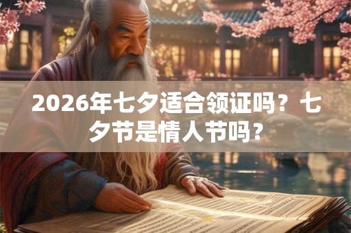 2026年七夕适合领证吗？七夕节是情人节吗？