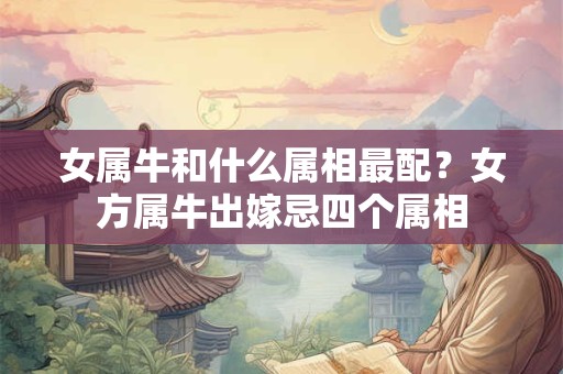 女属牛和什么属相最配?女方属牛出嫁忌四个属相 女属牛和什么属相最配?女方属牛出嫁忌四个属相