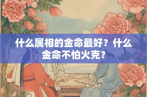 什么属相的金命最好?什么金命不怕火克? 什么属相的金命最好?什么金命不怕火克?