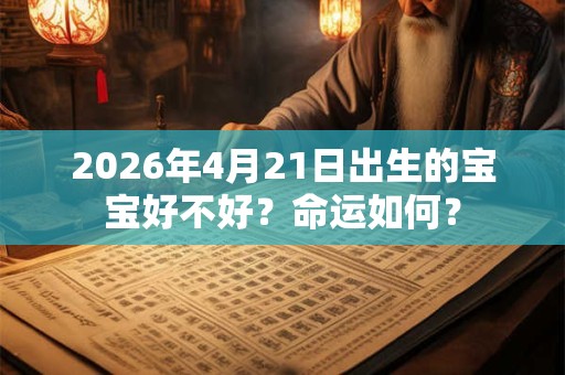 2026年4月21日出生的宝宝好不好?命运如何? 2026年4月21日出生的宝宝好不好?命运如何?