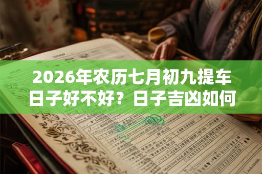 2026年农历七月初九提车日子好不好？日子吉凶如何？
