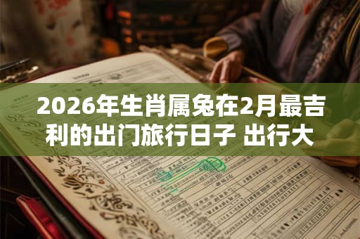 2026年生肖属兔在2月最吉利的出门旅行日子 出行大吉之日