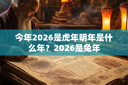 今年2026是虎年明年是什么年？2026是兔年