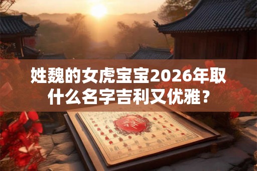 姓魏的女虎宝宝2026年取什么名字吉利又优雅？