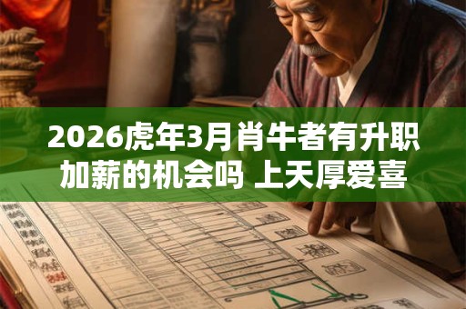 2026虎年3月肖牛者有升职加薪的机会吗 上天厚爱喜事多多