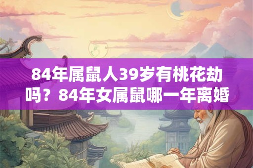 84年属鼠人39岁有桃花劫吗？84年女属鼠哪一年离婚？