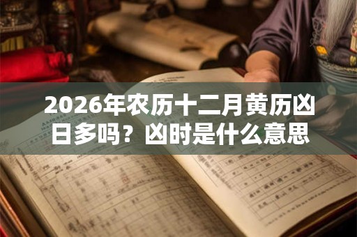 2026年农历十二月黄历凶日多吗？凶时是什么意思