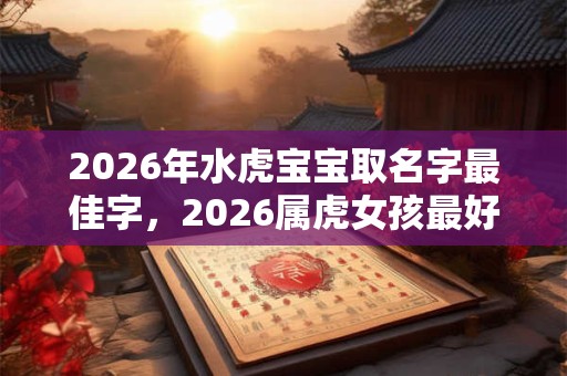 2026年水虎宝宝取名字最佳字,2026属虎女孩最好听的名字 2026年水虎宝宝取名字最佳字,2026属虎女孩最好听的名字