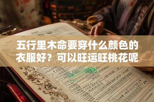 五行里木命要穿什么颜色的衣服好？可以旺运旺桃花呢？
