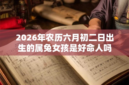 2026年农历六月初二日出生的属兔女孩是好命人吗