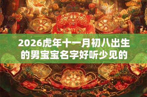 2026虎年十一月初八出生的男宝宝名字好听少见的