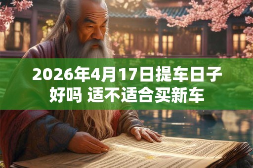 2026年4月17日提车日子好吗 适不适合买新车 2026年4月17日提车日子好吗 适不适合买新车
