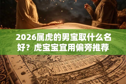2026属虎的男宝取什么名好？虎宝宝宜用偏旁推荐