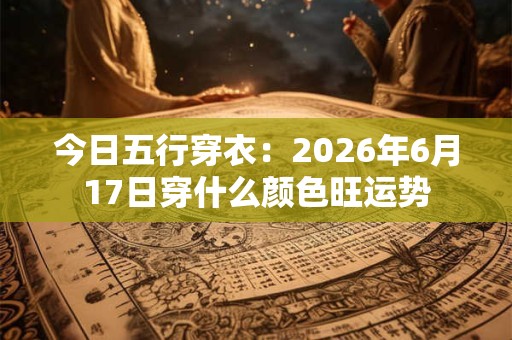 今日五行穿衣：2026年6月17日穿什么颜色旺运势