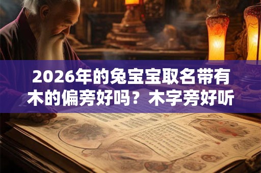 2026年的兔宝宝取名带有木的偏旁好吗?木字旁好听的字 2026年的兔宝宝取名带有木的偏旁好吗?木字旁好听的字
