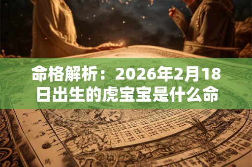 命格解析：2026年2月18日出生的虎宝宝是什么命