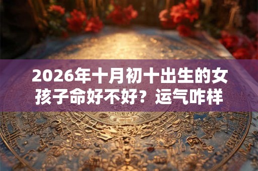2026年十月初十出生的女孩子命好不好？运气咋样