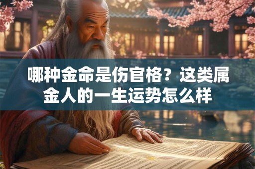 哪种金命是伤官格？这类属金人的一生运势怎么样