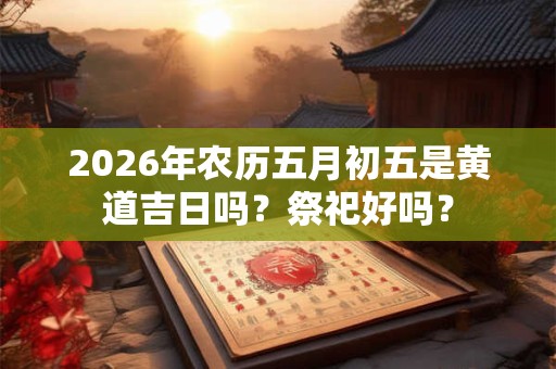 2026年农历五月初五是黄道吉日吗？祭祀好吗？