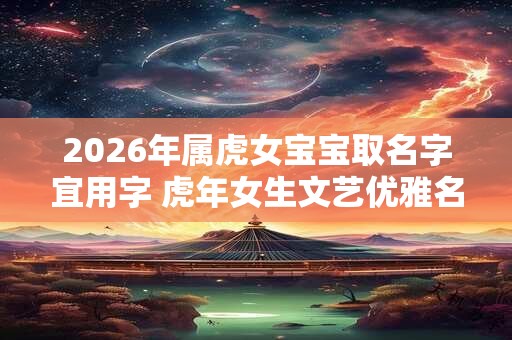 2026年属虎女宝宝取名字宜用字 虎年女生文艺优雅名字 2026年属虎女宝宝取名字宜用字 虎年女生文艺优雅名字