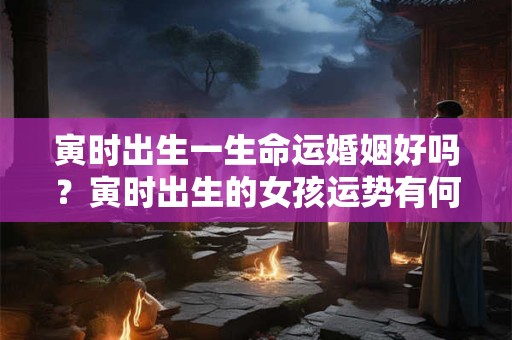 寅时出生一生命运婚姻好吗？寅时出生的女孩运势有何特点？