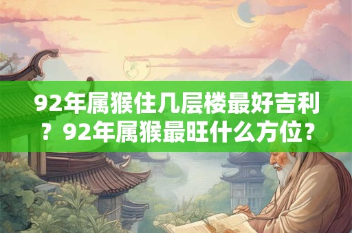 92年属猴住几层楼最好吉利？92年属猴最旺什么方位？