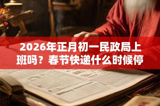 2026年正月初一民政局上班吗？春节快递什么时候停运？